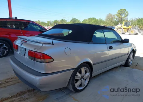 2003 Saab 9-3 Se из США, поврежденный, VIN YS3DF78K837000427